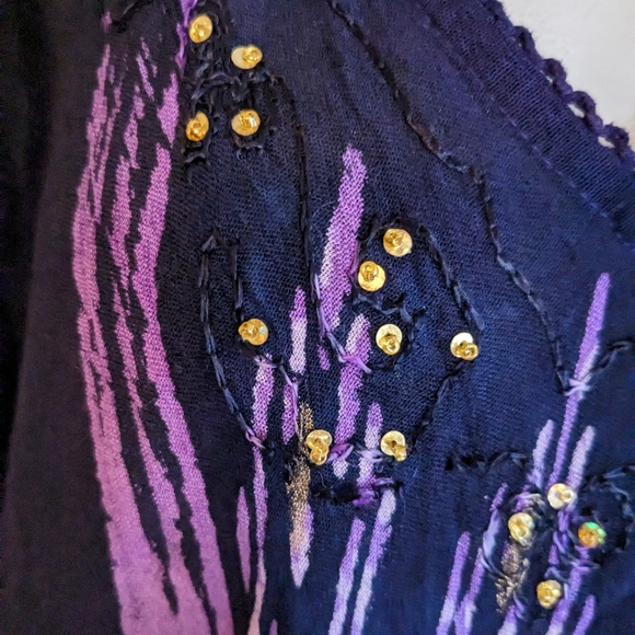 🆕 The Greater Good, embellished tunic top, size 3X-4X, NEW with tags - Picture 3 of 12